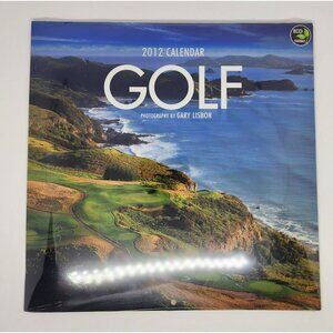 NEW Sealed 2012 Golf Calendar Photography By Gary Lisbon Eco-Friendly